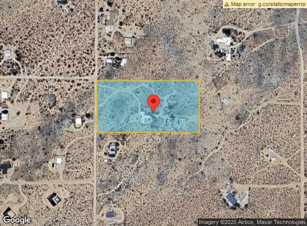  8523 Star Ln, Joshua Tree, CA Parcel Map