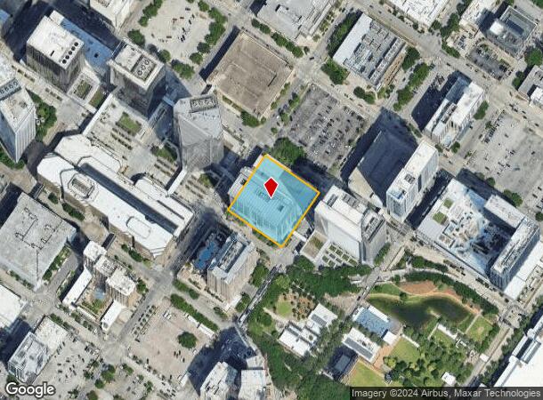  1401 Mckinney St, Houston, TX Parcel Map