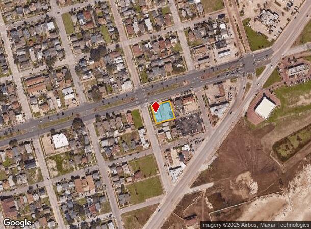 725 Broadway St, Galveston, TX Parcel Map