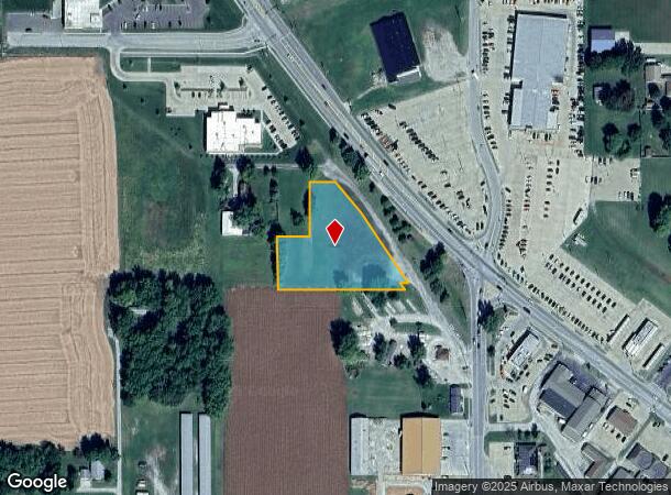 1100 Schuyler Ln, Taylorville, IL Parcel Map