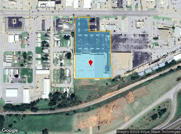  800 E Main St, Weatherford, OK Parcel Map