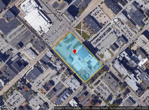 1 Clay Sq, Charleston, WV Parcel Map