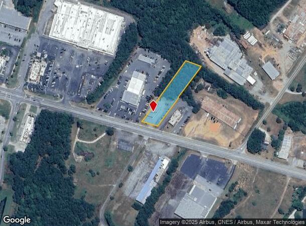 923 E Main St, Laurens, SC Parcel Map