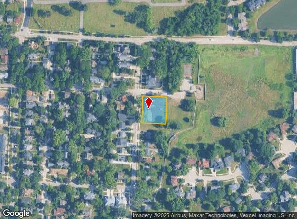  150 N Huffman St, Naperville, IL Parcel Map