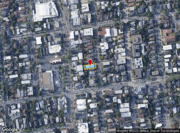 1528 Walnut St, Berkeley, CA Parcel Map
