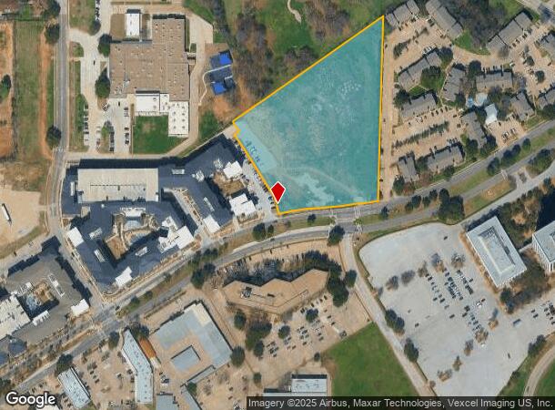 525 E Lamar Blvd, Arlington, TX Parcel Map