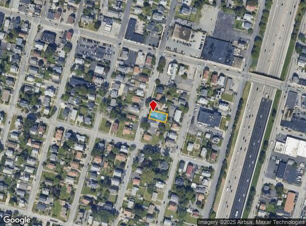  156 Woodbine St, Cranston, RI Parcel Map
