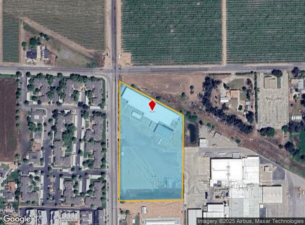  1600 N Crawford Ave, Dinuba, CA Parcel Map