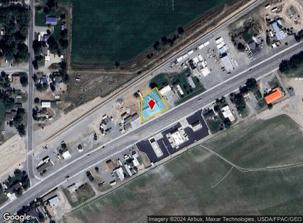  545 Main St, Ralston, WY Parcel Map