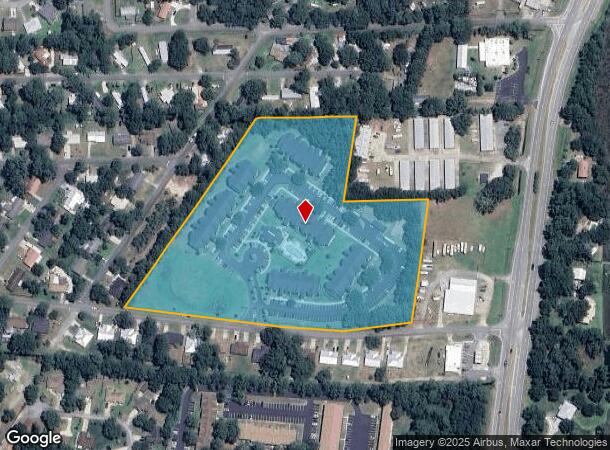  101 Palm Club Cir, Brunswick, GA Parcel Map