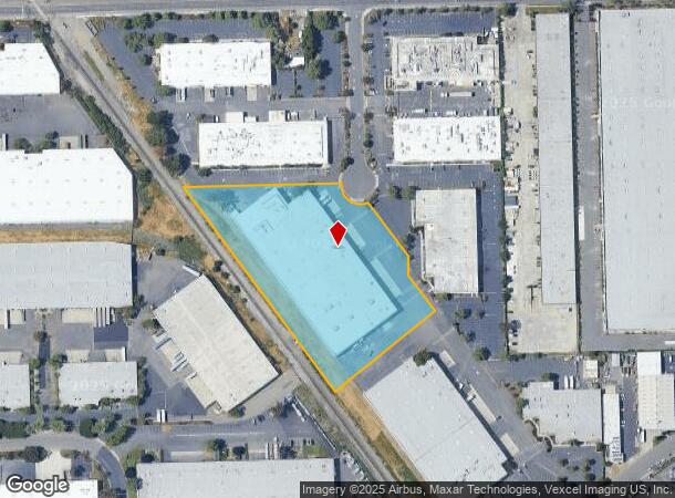 21075 Alexander Ct, Hayward, CA Parcel Map