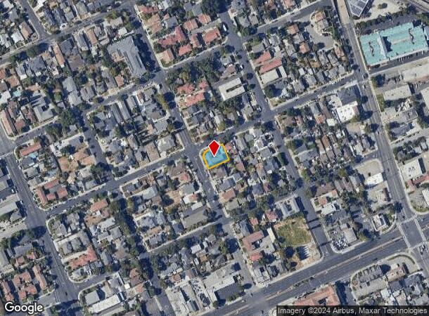  1076 Reeve St, Santa Clara, CA Parcel Map