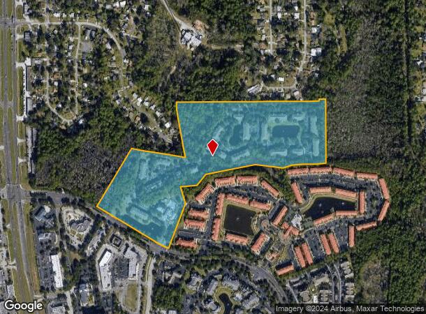  9727 Touchton Rd, Jacksonville, FL Parcel Map