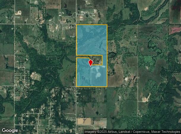  7028 E 206Th St S, Mounds, OK Parcel Map