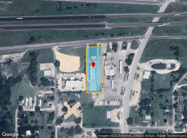 420 E I 10 Frontage Rd, Flatonia, TX Parcel Map