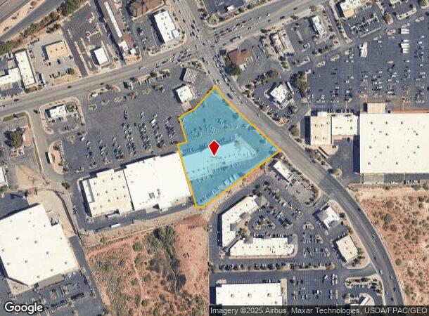 875 W Red Cliffs Dr, Washington, UT Parcel Map