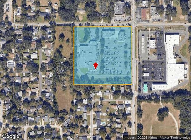 1210 Kingsway Rd, Brandon, FL Parcel Map
