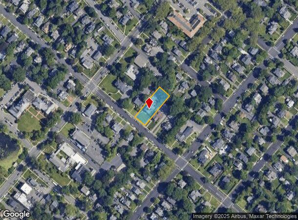  127 S Euclid Ave, Westfield, NJ Parcel Map