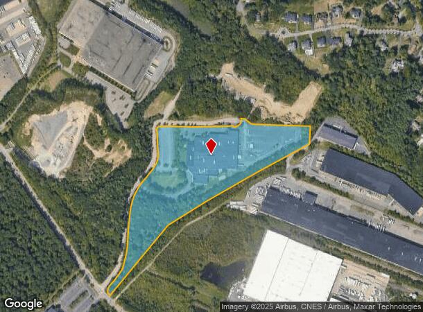  825 University Ave, Norwood, MA Parcel Map