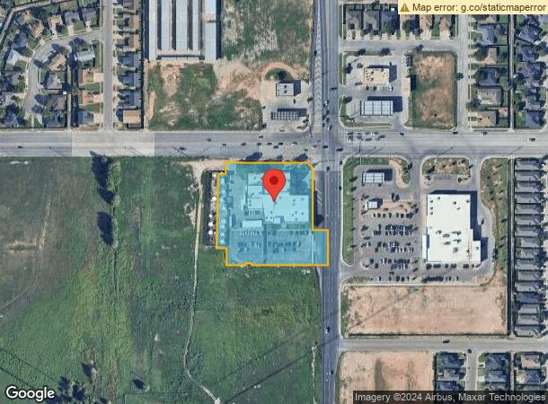  9810 University Ave, Lubbock, TX Parcel Map