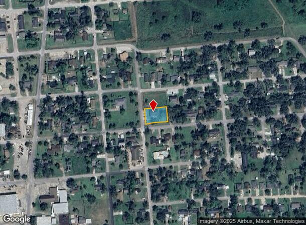  405 E New York St, Brazoria, TX Parcel Map