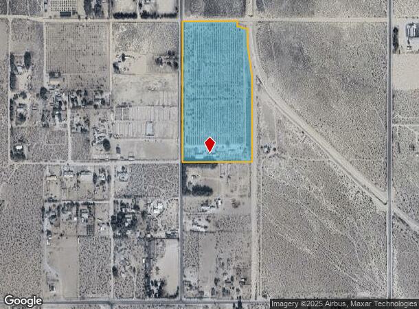  10099 Highland Ave, Lucerne Valley, CA Parcel Map