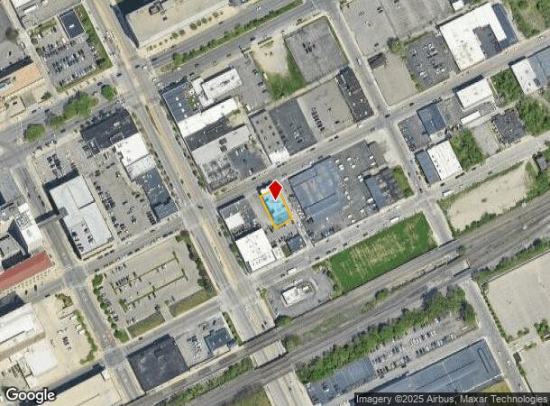  36 E Milwaukee St, Detroit, MI Parcel Map
