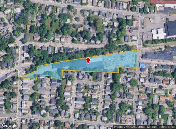  118 Bacon St, Waltham, MA Parcel Map