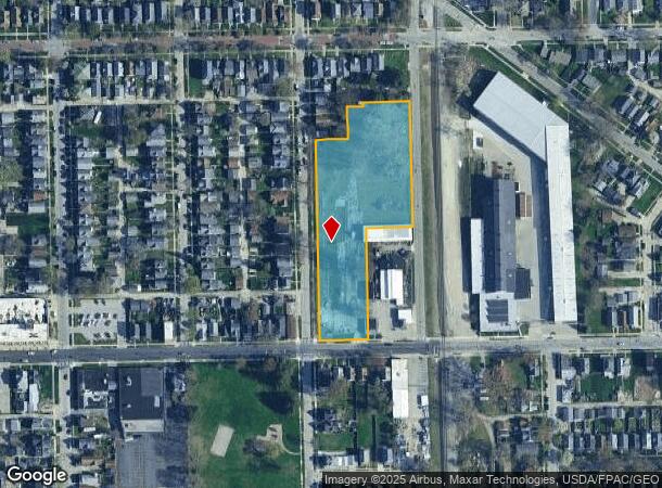 1701 Starr Ave, Toledo, OH Parcel Map