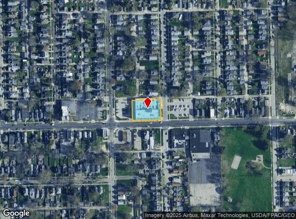  1411 Starr Ave, Toledo, OH Parcel Map