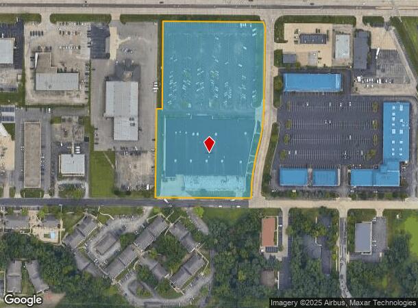  1420 W Pioneer Pky, Peoria, IL Parcel Map