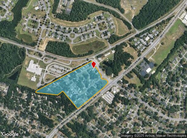 10305 Middleground Rd, Savannah, GA Parcel Map