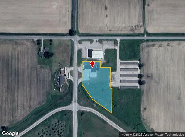 5444 N Coleman Rd, Coleman, MI Parcel Map