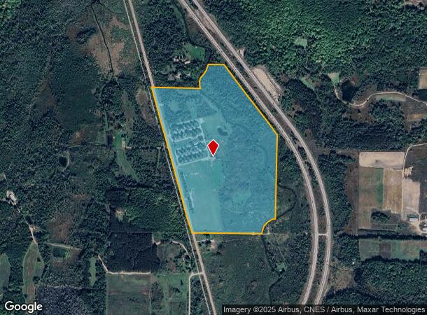 15247 Trowbridge Rd, Wolverine, MI Parcel Map