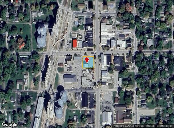 100 S Main St, Moweaqua, IL Parcel Map