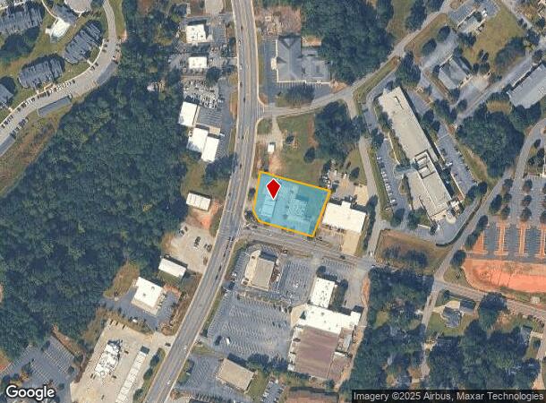  1710 E Greenville St, Anderson, SC Parcel Map