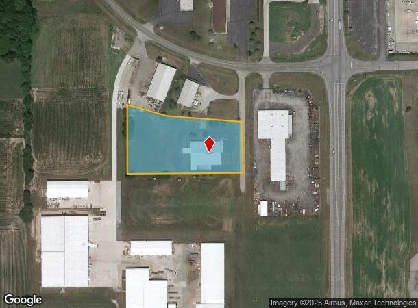  801 Clayridge, Wakarusa, IN Parcel Map