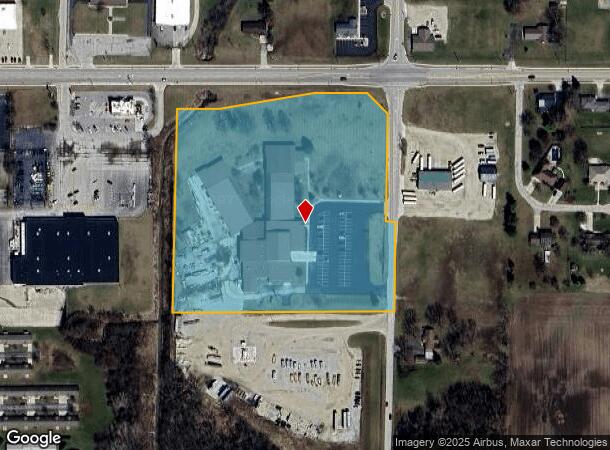 126 S Middle School Rd, Winchester, IN Parcel Map