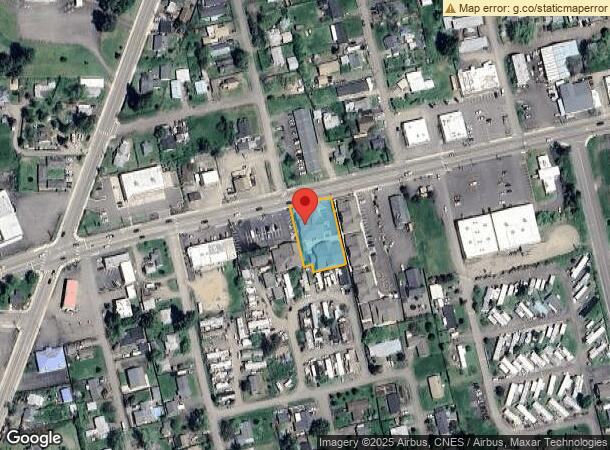  1128 W Central Ave, Sutherlin, OR Parcel Map