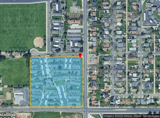 2350 S Martin L King Jr Blvd, Fresno, CA Parcel Map