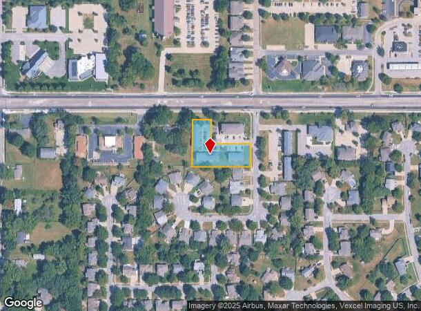 605 Eldridge St, Lawrence, KS Parcel Map
