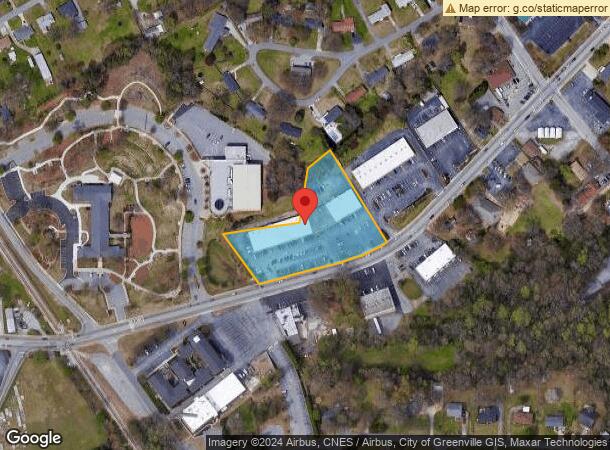  103 E Butler Rd, Mauldin, SC Parcel Map