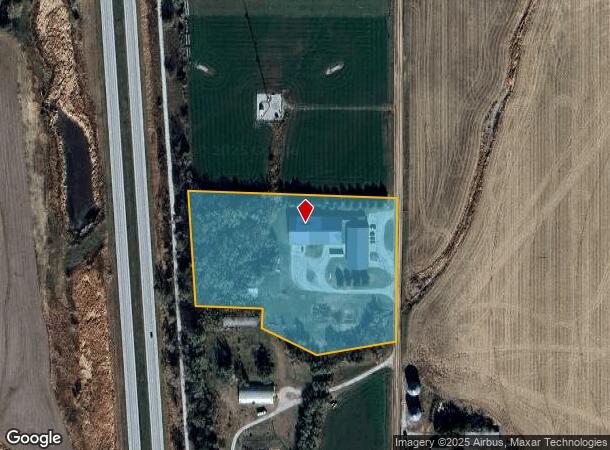 351 S 12Th Rd, Cortland, NE Parcel Map