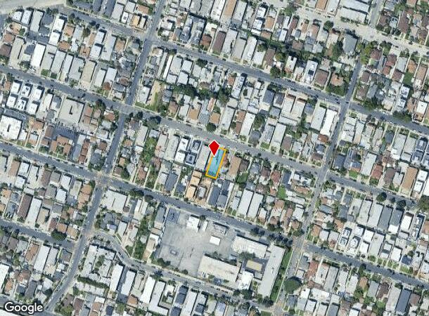  4648 W 17Th St, Los Angeles, CA Parcel Map