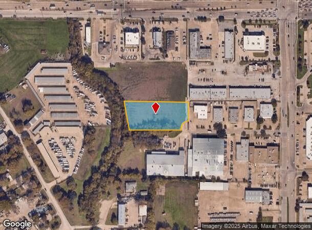  3301 Enterprise Dr, Rowlett, TX Parcel Map