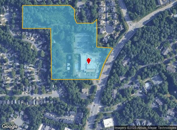 10130 Jones Bridge Rd, Alpharetta, GA Parcel Map