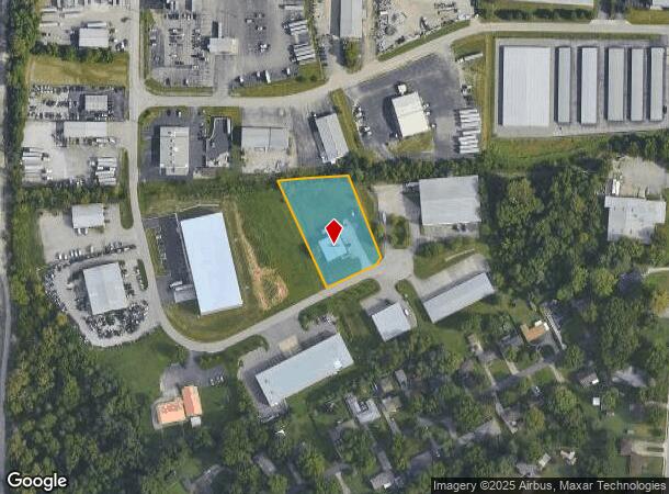  2992 Industrial Pky, Jeffersonville, IN Parcel Map
