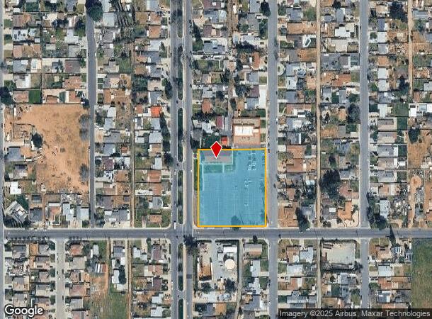 1230 Palm Ave, Beaumont, CA Parcel Map