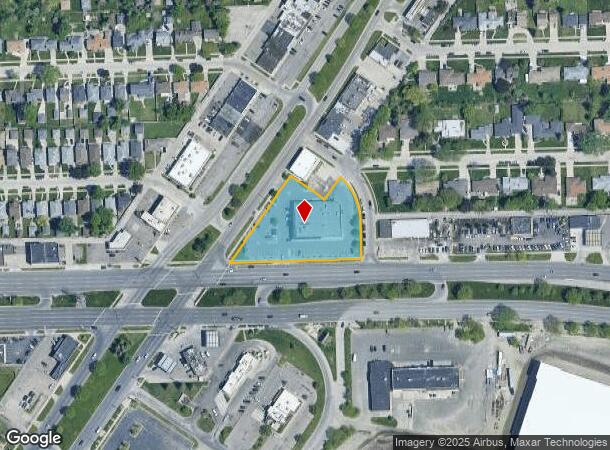  17755 E 8 Mile Rd, Eastpointe, MI Parcel Map