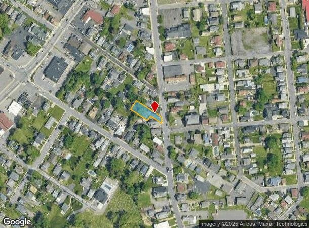  208 Chestnut St, Dunmore, PA Parcel Map